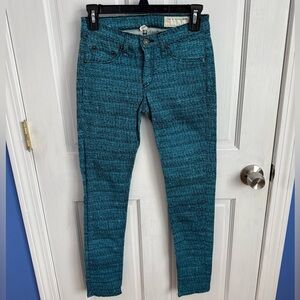 Rag & Bone Tweed Print Legging Pants Size 25